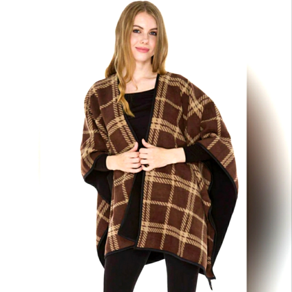 Fleece Poncho Wrap